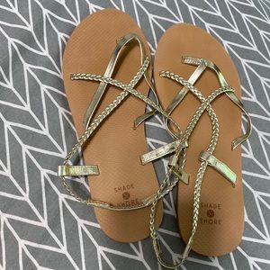 Gold Sandals
